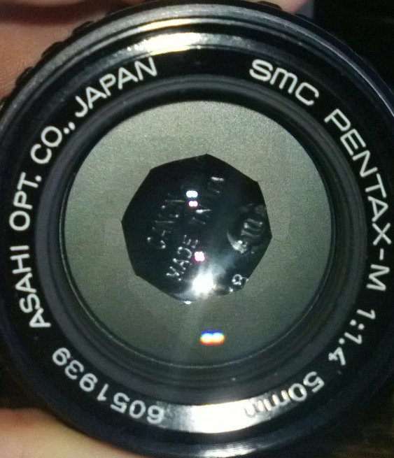 Pentax shuriken aperture